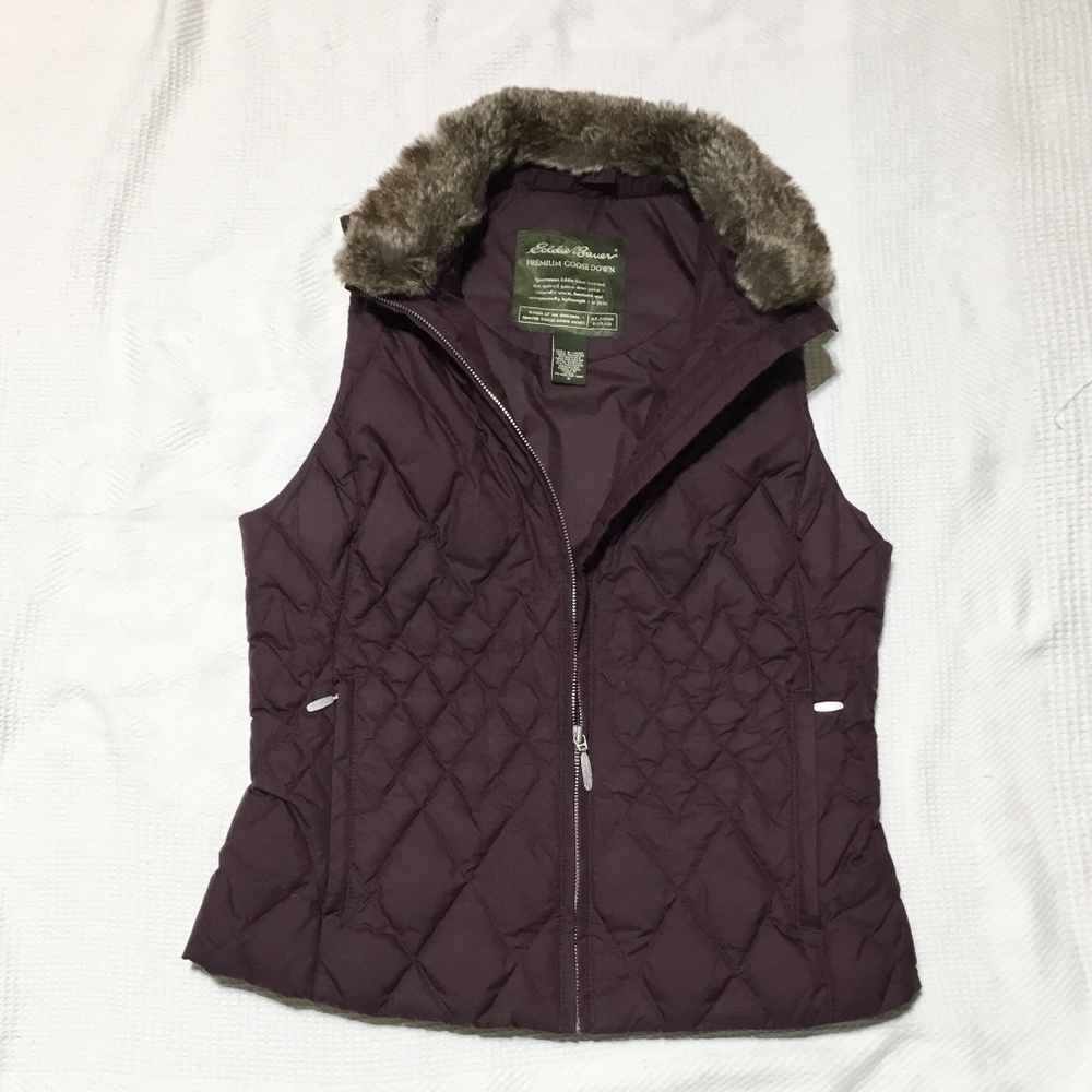 Eddie Bauer S Premium Goose Down Insulated Vest GOOSEDOWN
